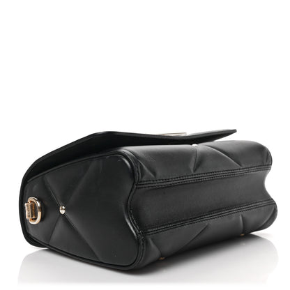Louis Vuitton Lambskin Quilted Twist MM Black 4 of 8