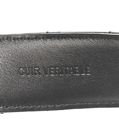 Chanel Calfskin Quilted CC Chain Belt 80 32 Black 8 of 9