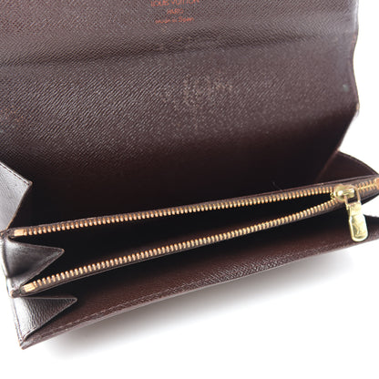 Louis Vuitton Damier Ebene Sarah Wallet 5 of 11
