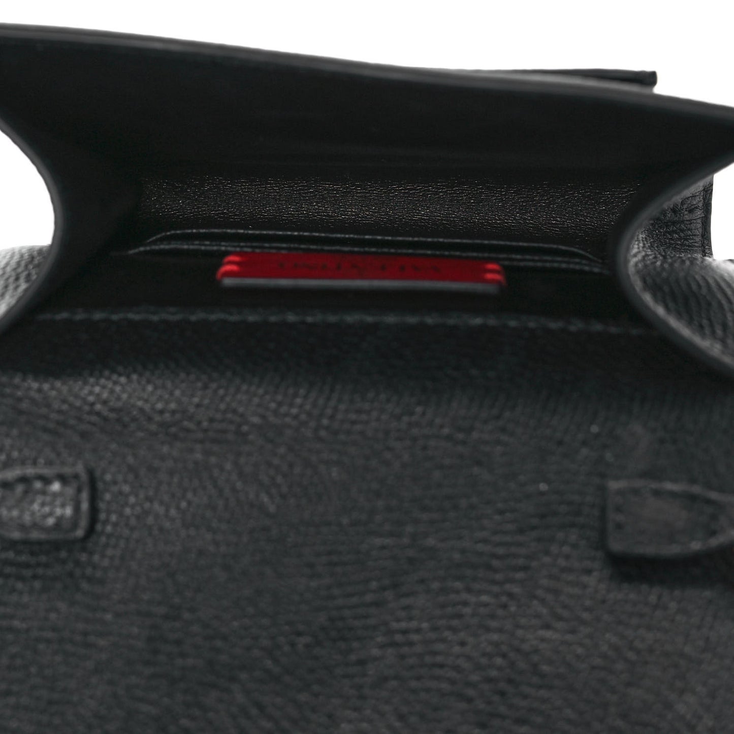 Calfskin VLogo Crossbody Bag Black