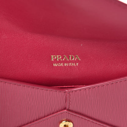 Prada Vitello Move Envelope Wallet Ibisco 6 of 9