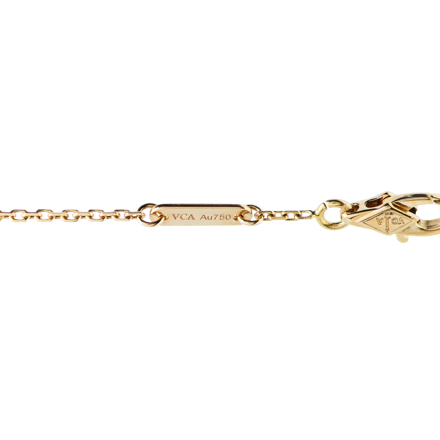 18K Yellow Gold Mother of Pearl Sweet Alhambra Bracelet