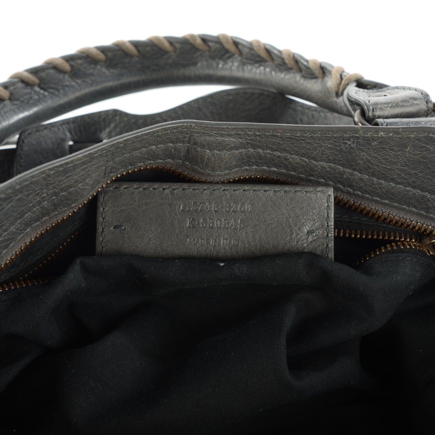 Balenciaga Agneau Classic Hardware City Gris Tarmac 7 of 8