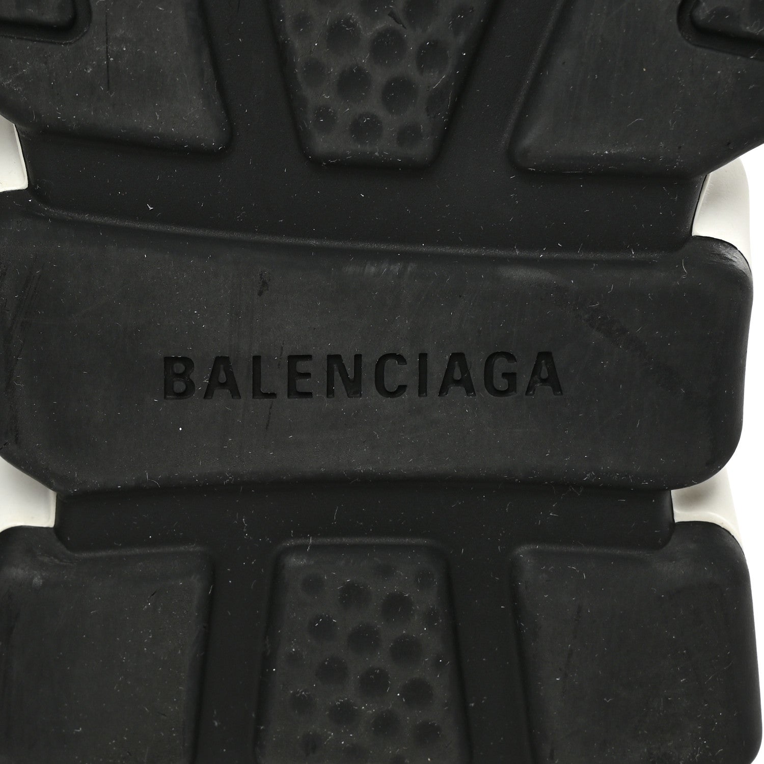 Balenciaga Neoprene Knit Mens Speed Clear Sole Sneakers 9 Black White 6 of 7