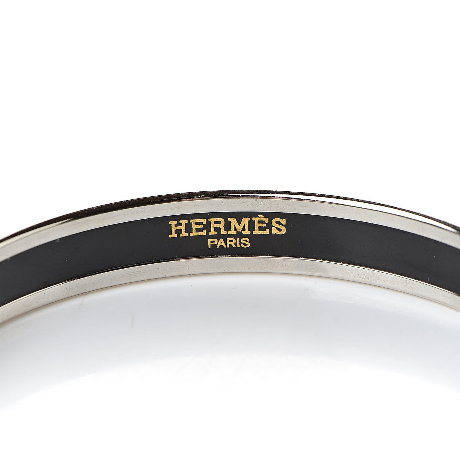 Hermes Enamel Printed Narrow Capitales Bracelet 65 4 of 6