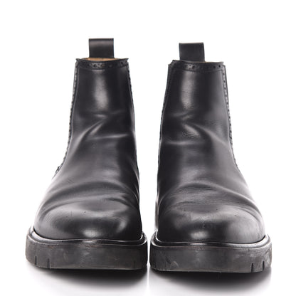 Hermes Calfskin Mens Ankle Boots 43 Black 2 of 14