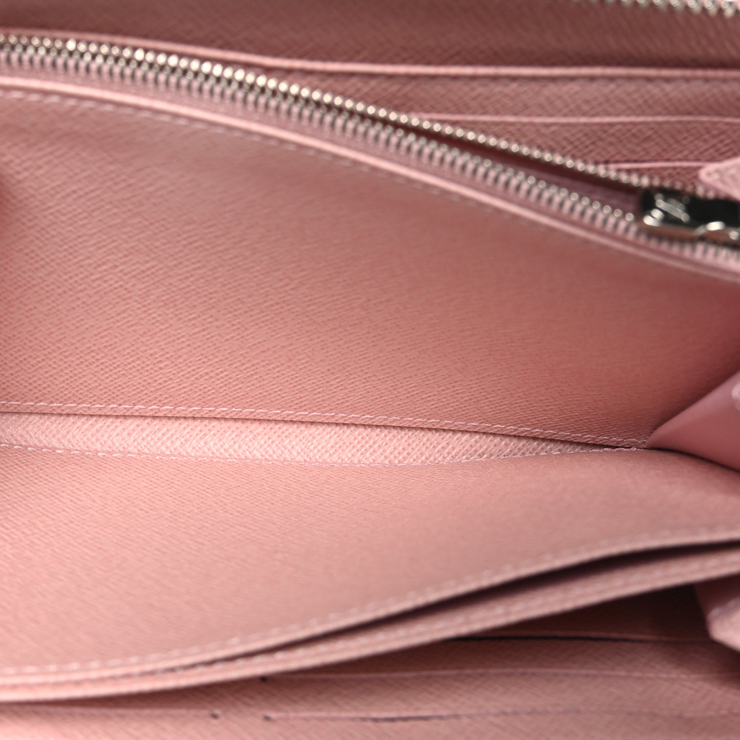 Epi Zippy Wallet Rose Ballerine