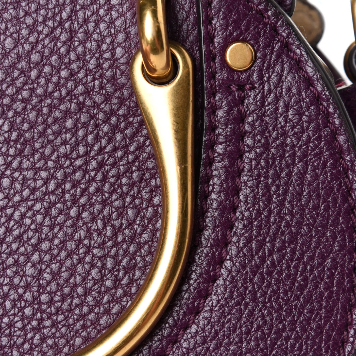 Goatskin Suede Mini Pixie Bag Nightfall Purple