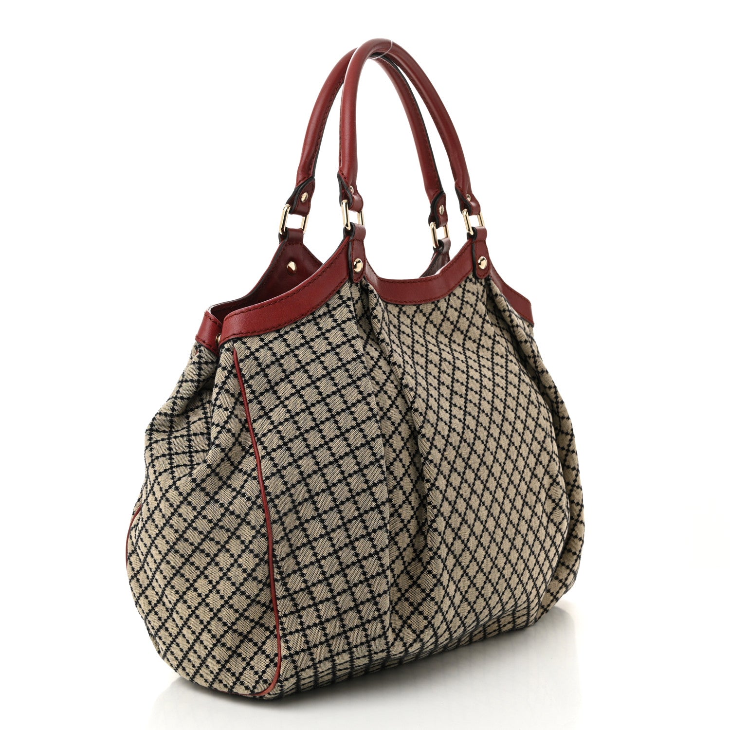 Gucci Diamante Large Sukey Tote Dark Red 3 of 10