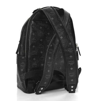 MCM Visetos Medium Stark Backpack Black 2 of 8