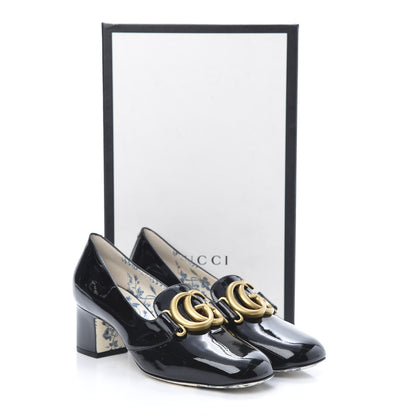 Gucci Vernice GG Victoire 55mm Loafer Pumps 36 Black 9 of 9