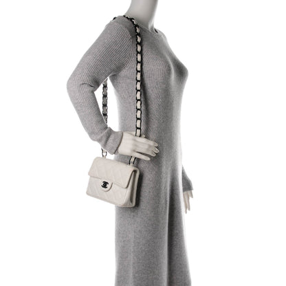 Chanel Lambskin Quilted Bekko Resin Mini Square Flap White 2 of 11