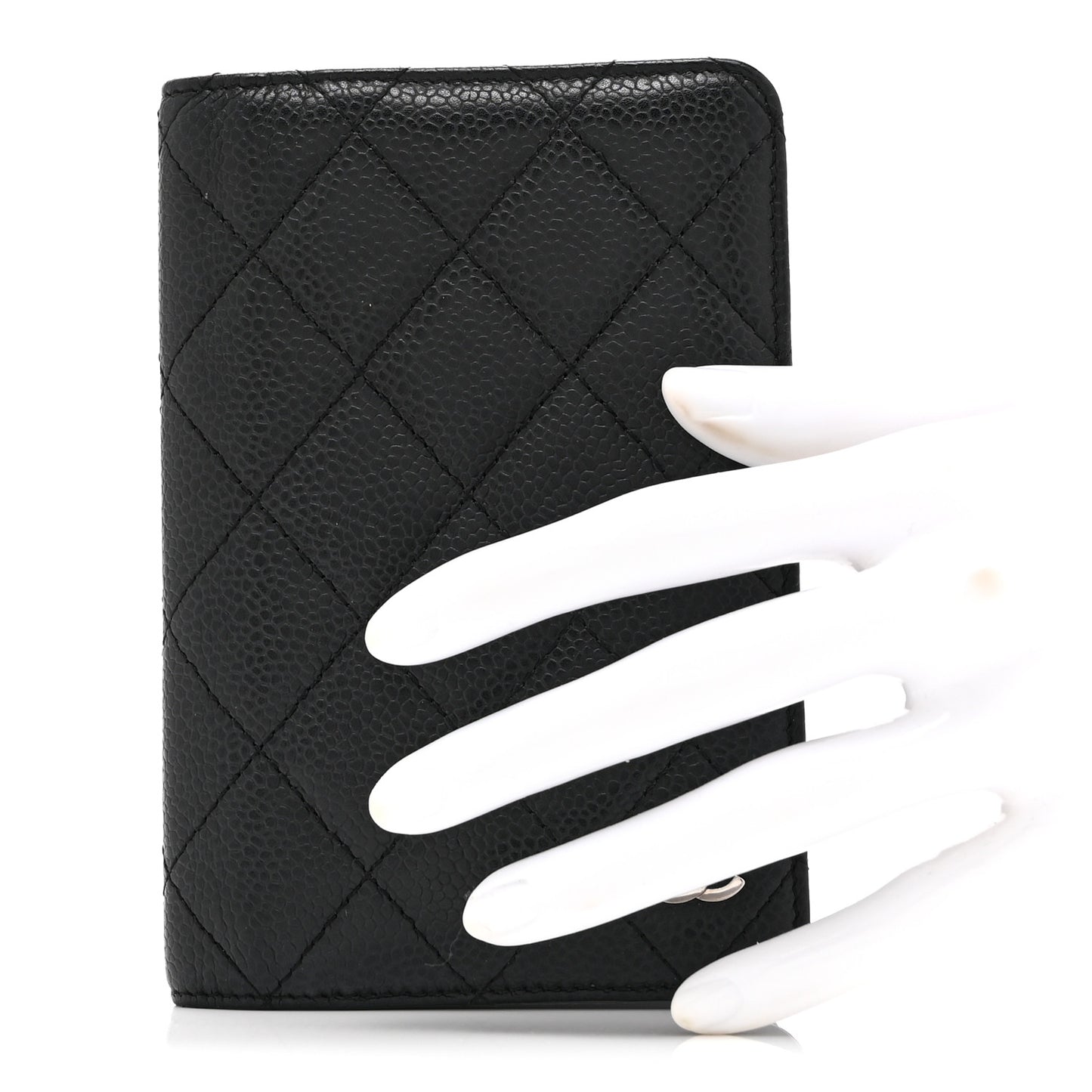Caviar Quilted Agenda Cover Black