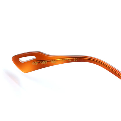 Gucci Metal Square Frame Sunglasses GG0739S Brown 7 of 9