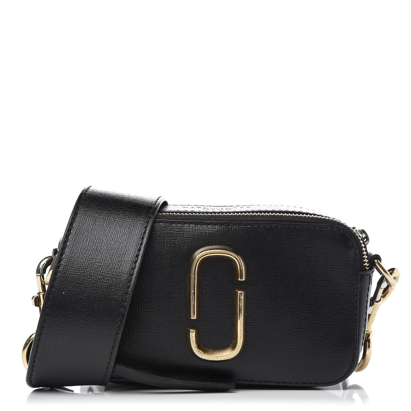 Saffiano Snapshot Camera Bag Black