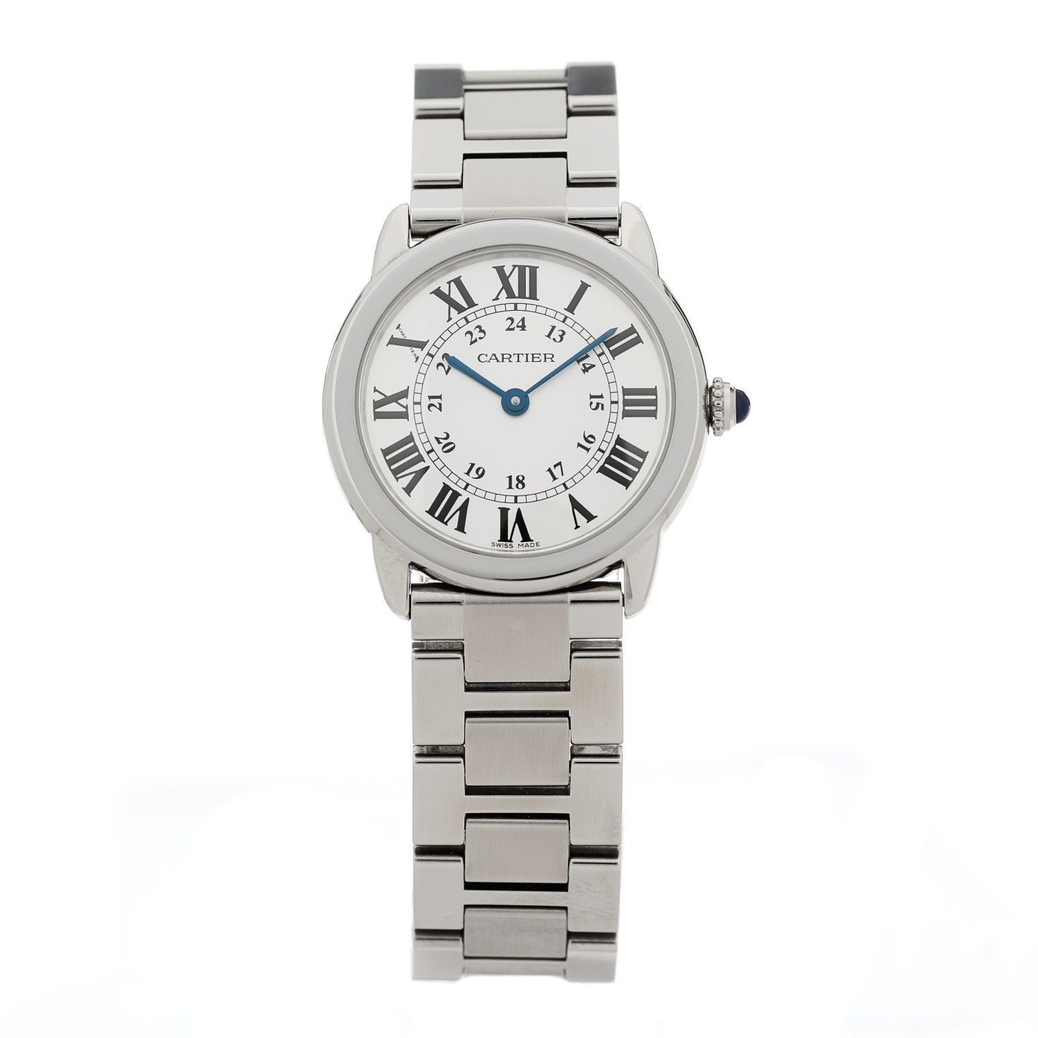 Cartier Stainless Steel 29mm Ronde Solo Quartz Watch 1 of 4