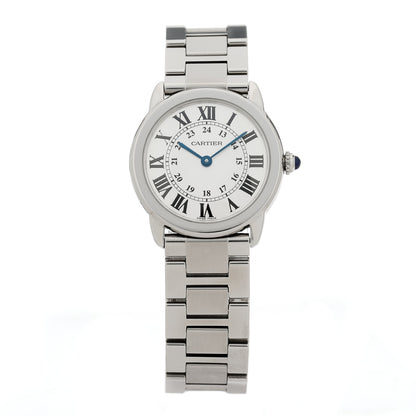 Cartier Stainless Steel 29mm Ronde Solo Quartz Watch 1 of 4