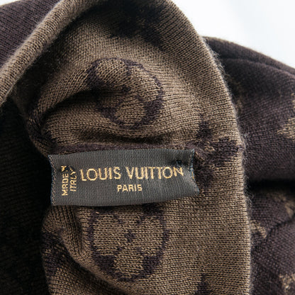 Louis Vuitton Monogram Cashmere Silk Beanie 4 of 5