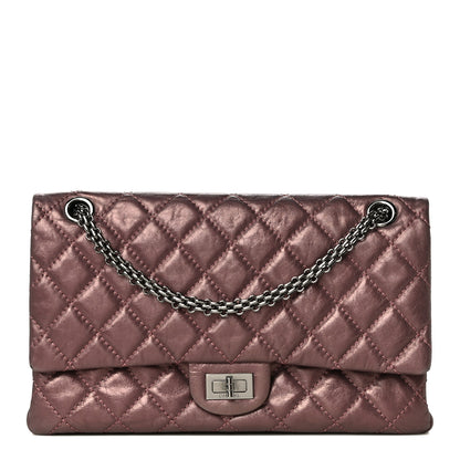 Chanel Metallic Calfskin Quilted 2.55 Reissue 226 Flap Rose Fonce 1 of 10