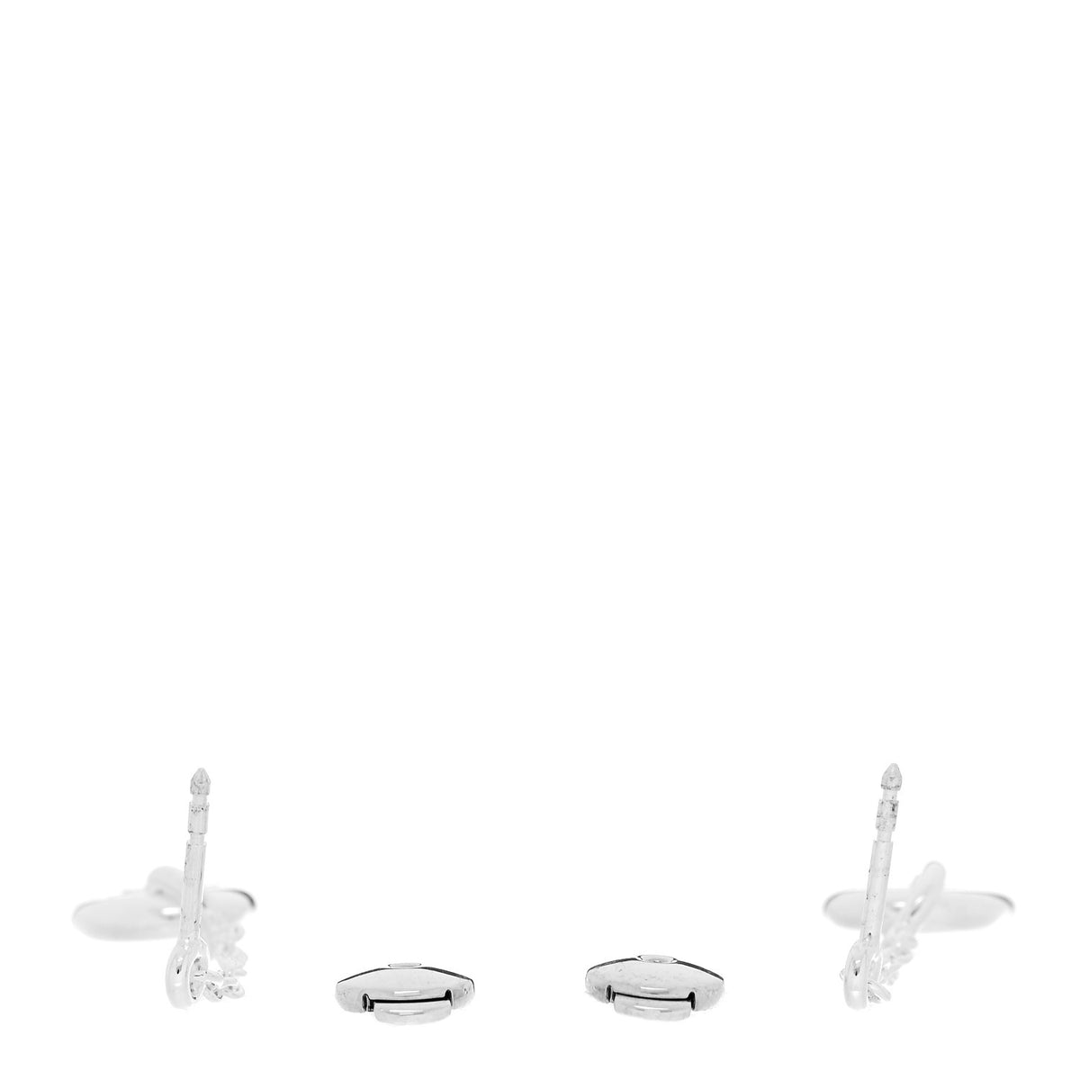 Hermes Sterling Silver Farandole Drop Earrings 3 of 4