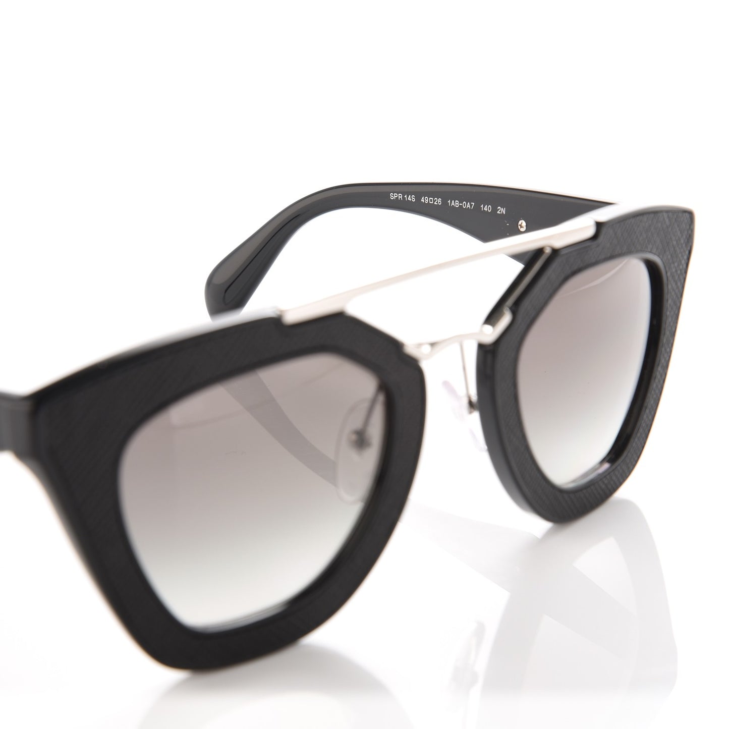 Saffiano Cinema Sunglasses SPR 14S Black
