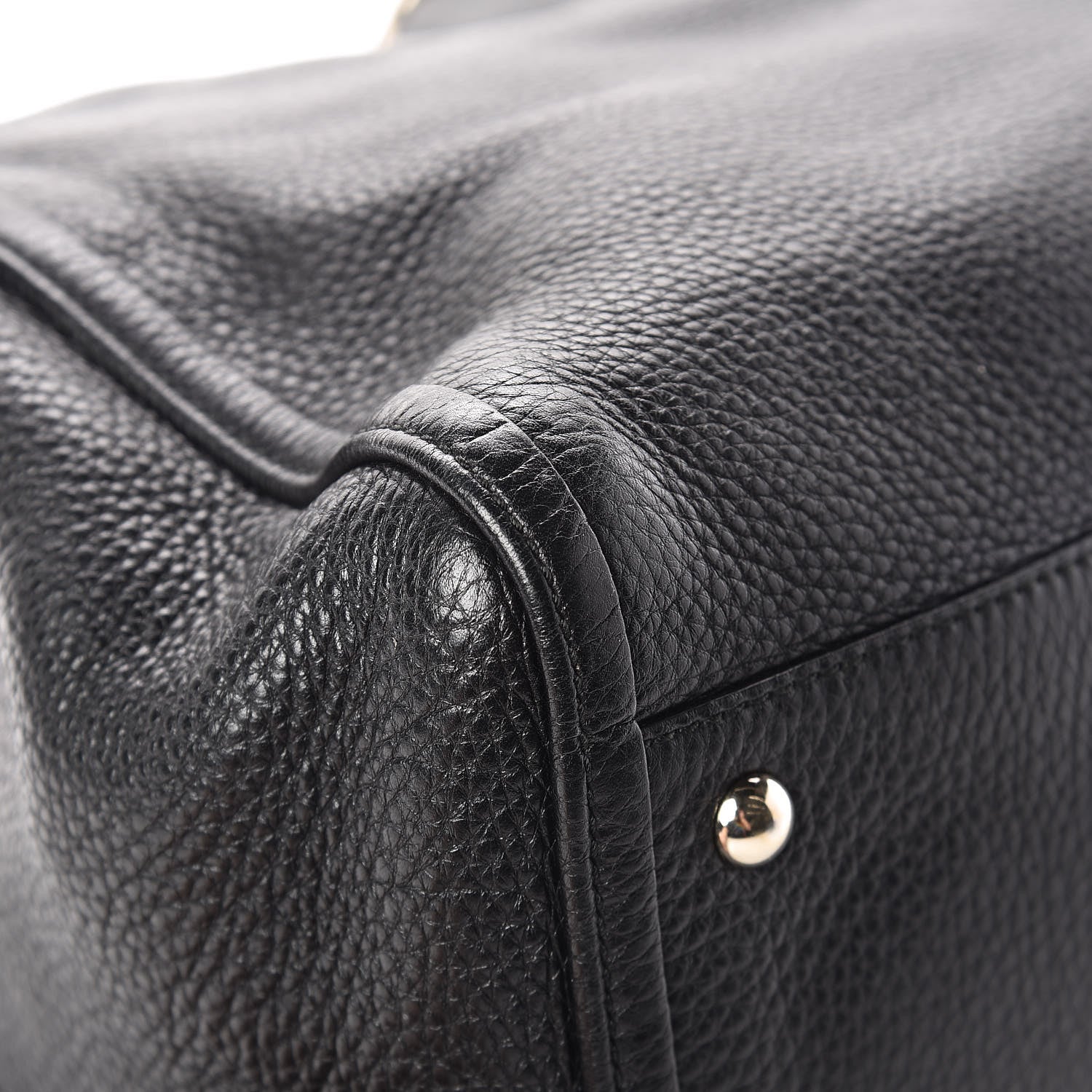 Gucci Pebbled Calfskin Medium Soho Shoulder Bag Black 12 of 12