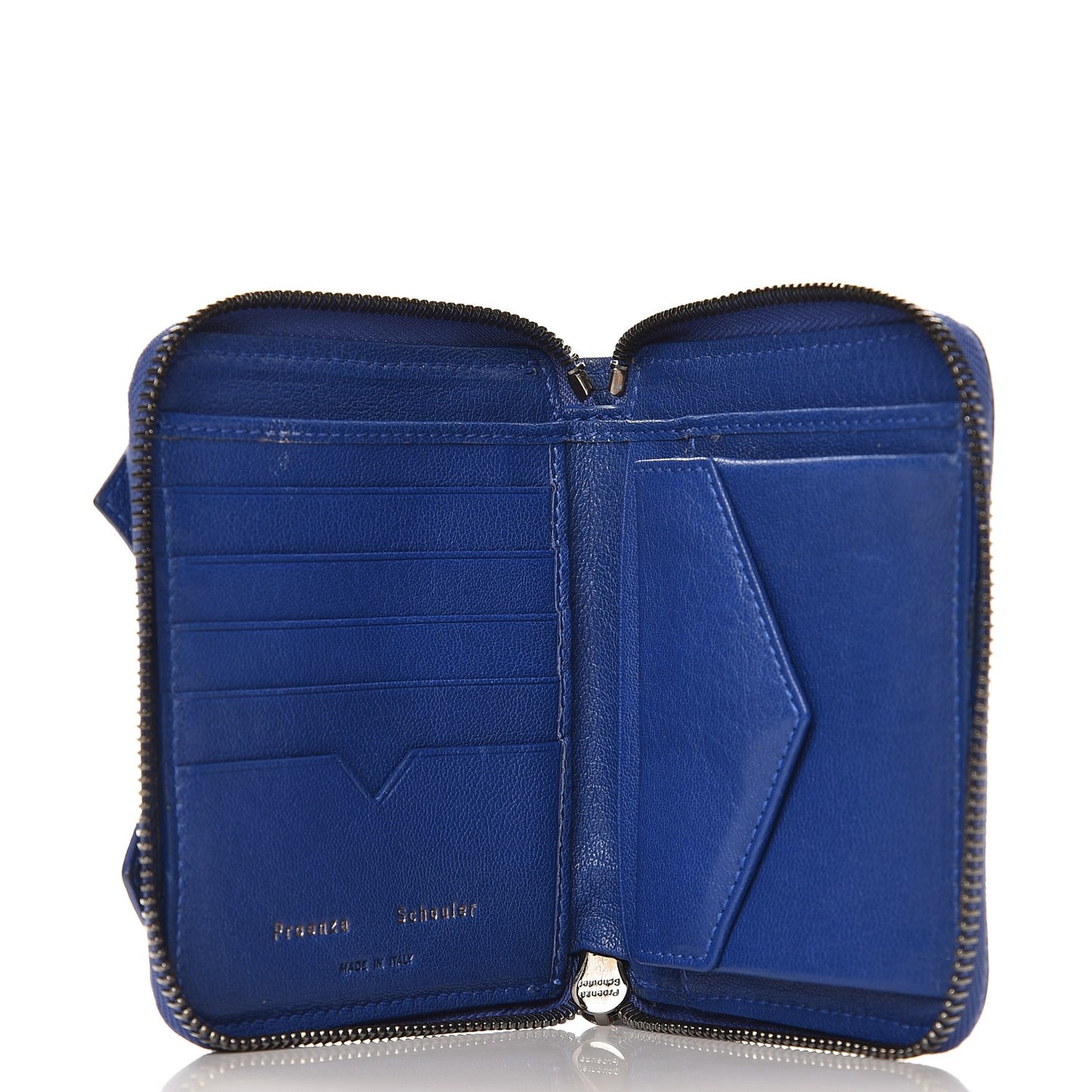 Lambskin PS1 Small Zip Wallet Royal Blue