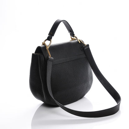 Chloe Grained Lambskin Large Drew Shoulder Bag Black 3 of 10