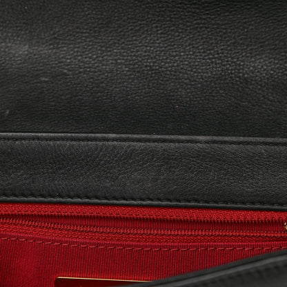 Chanel Calfskin Quilted Small Underline Flap Black 9 of 9
