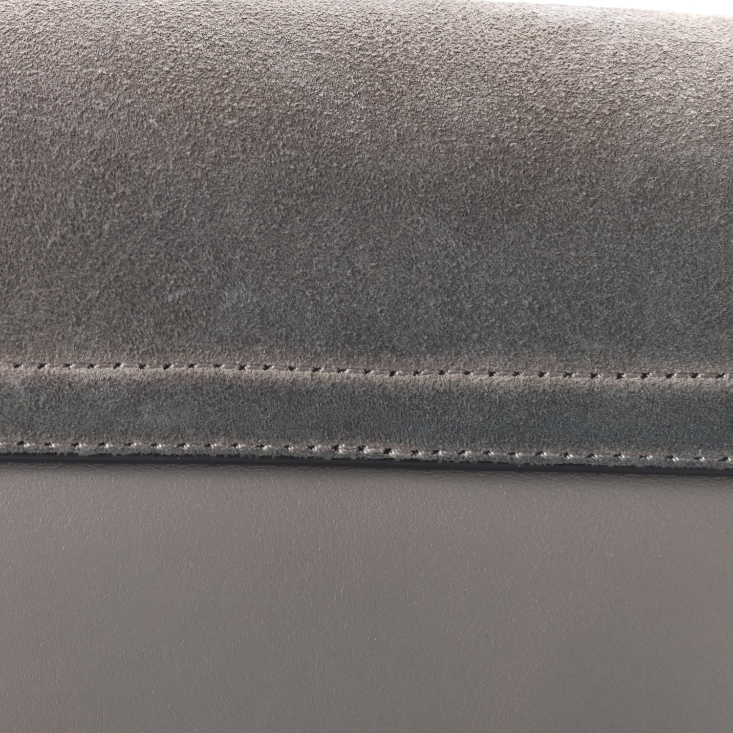 Chloe Suede Calfskin Small Faye Shoulder Bag Motty Grey 9 of 9
