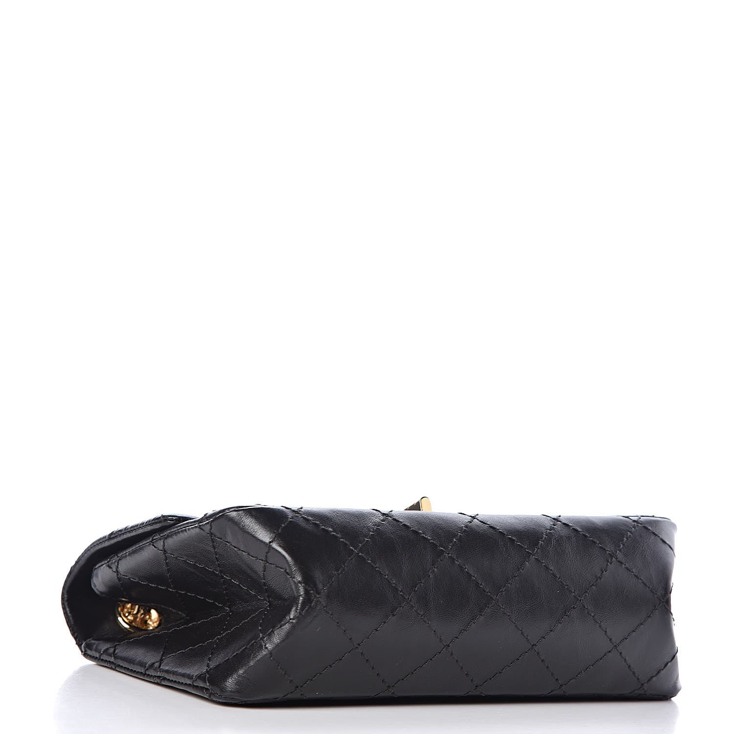 Chanel Aged Calfskin Quilted 2.55 Reissue Mini Flap Black 4 of 10