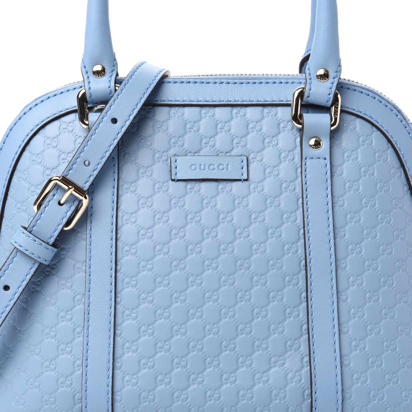 Microguccissima Mini Dome Bag Mineral Blue