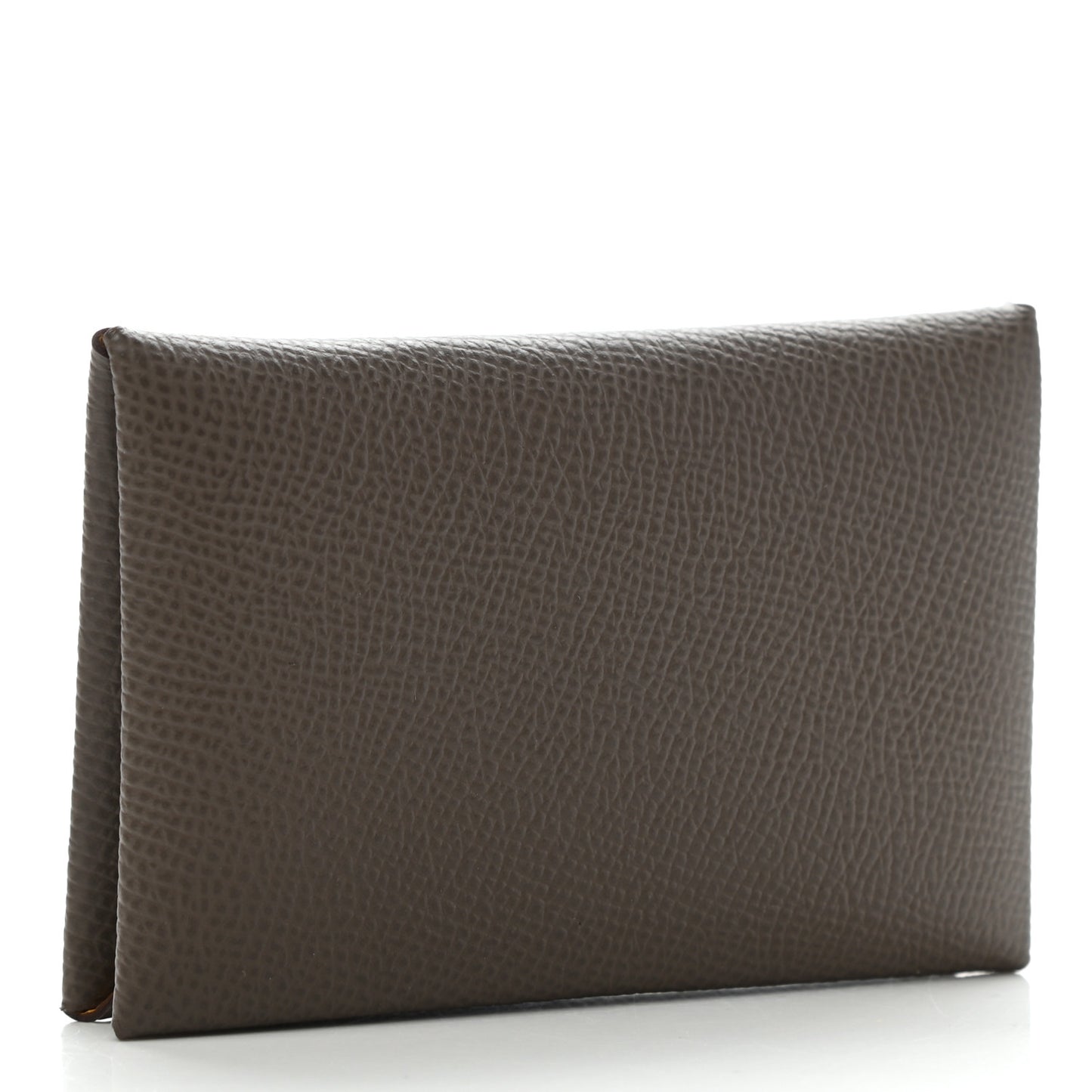 Epsom Horseshoe Calvi Card Case Etain Jaune Ambre