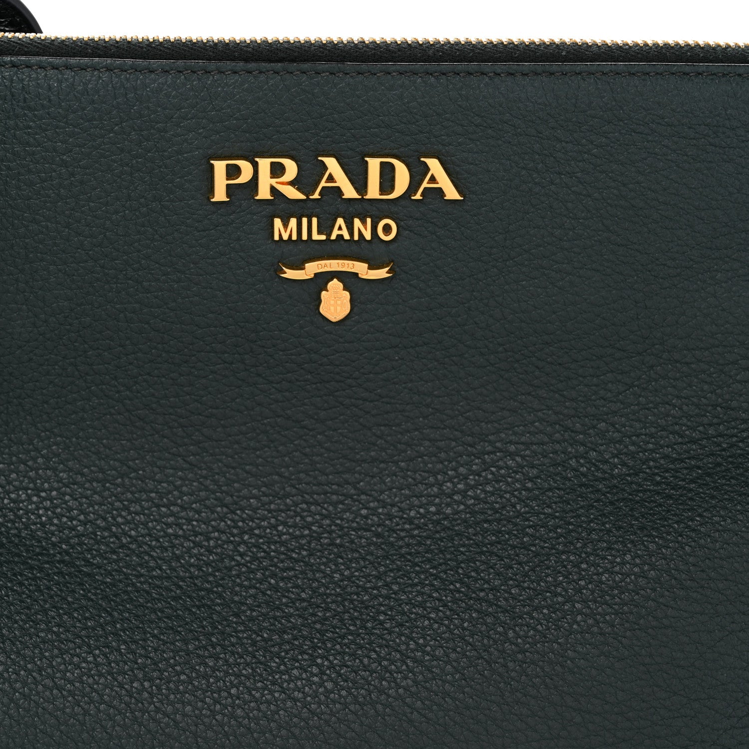 Prada Vitello Phenix Zip Crossbody Bag Smeraldo 8 of 10
