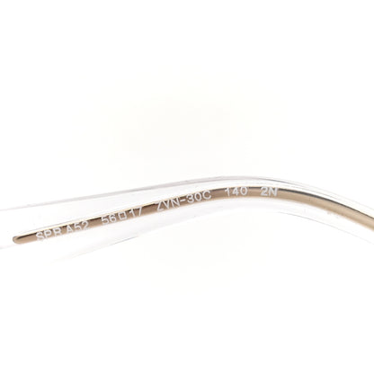 Prada Metal Symbole Triangle Logo Sunglasses SPR A52 Gold Blue 7 of 8