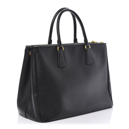 Prada Saffiano Large Galleria Double Zip Tote Black 4 of 10
