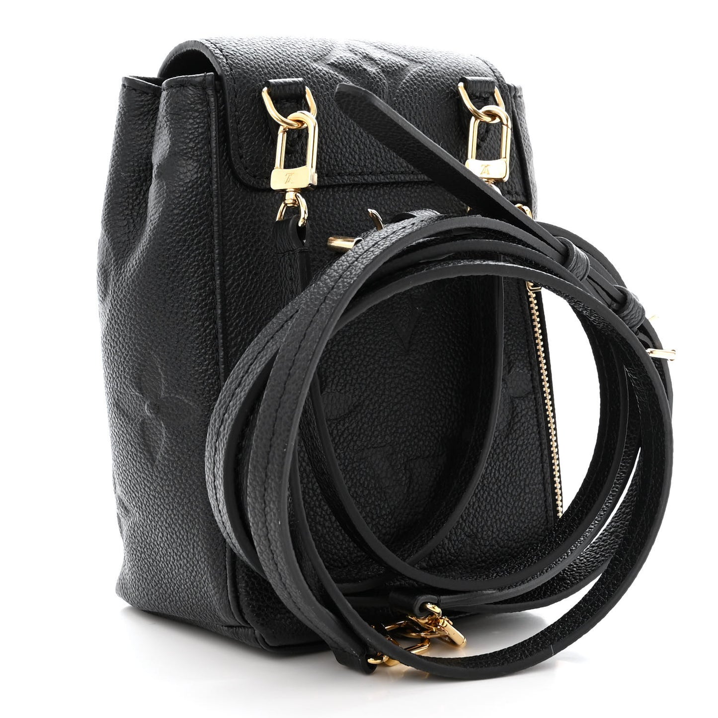Empreinte Monogram Giant Tiny Backpack Black