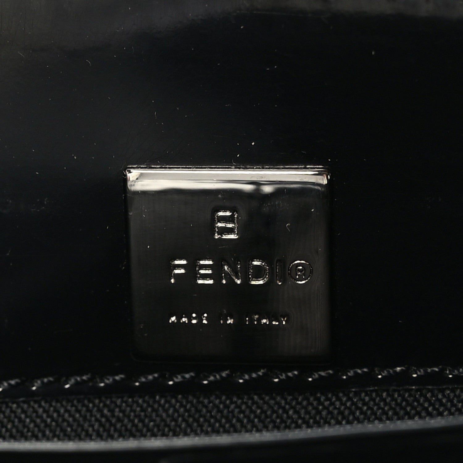Fendi FF Embossed Zip Around Wallet Black 7 of 8