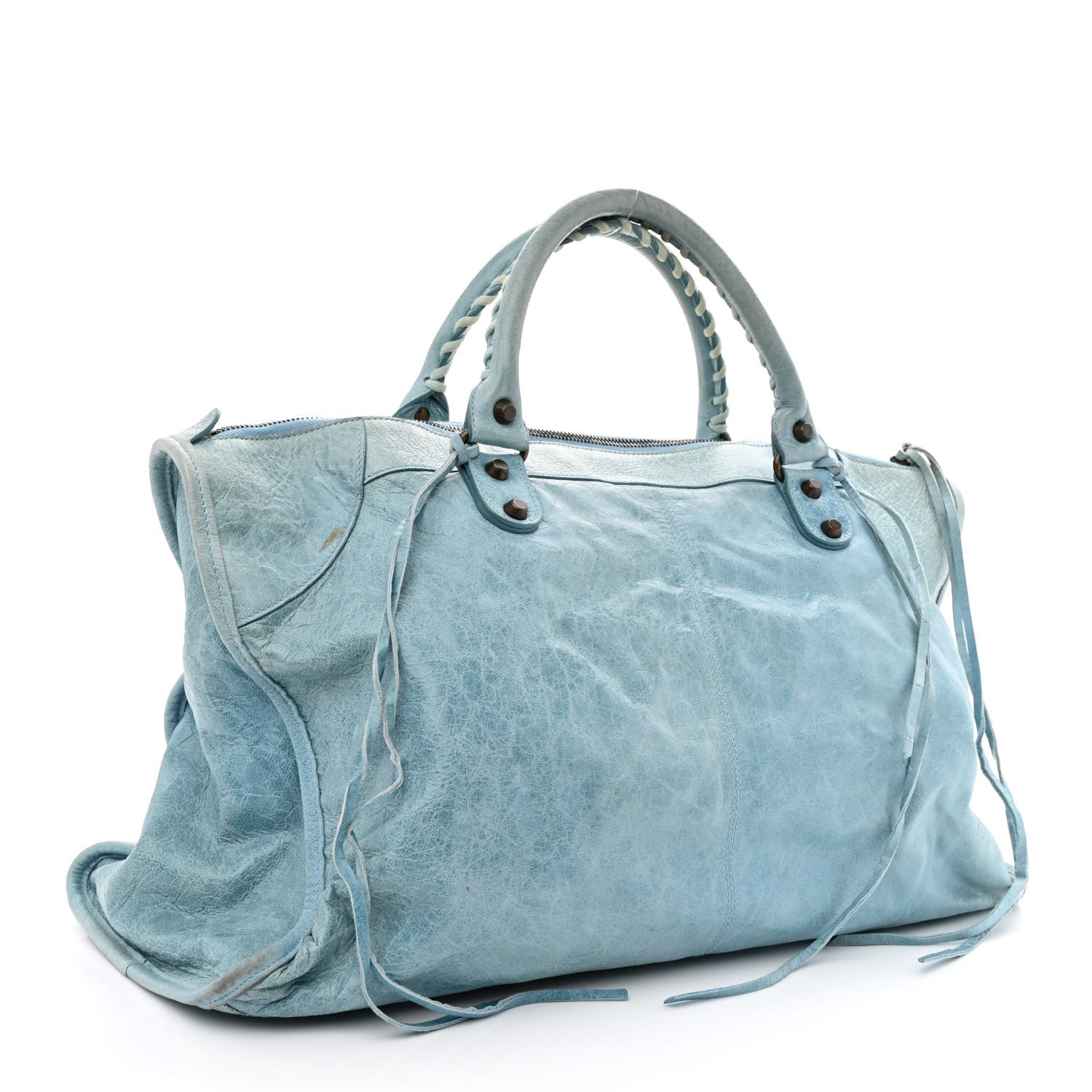 Balenciaga Agneau Classic Hardware Work Sky Blue 4 of 16