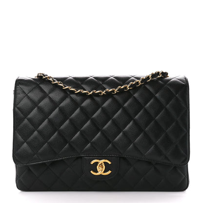 Chanel Caviar Quilted Maxi Double Flap Black 1 of 13