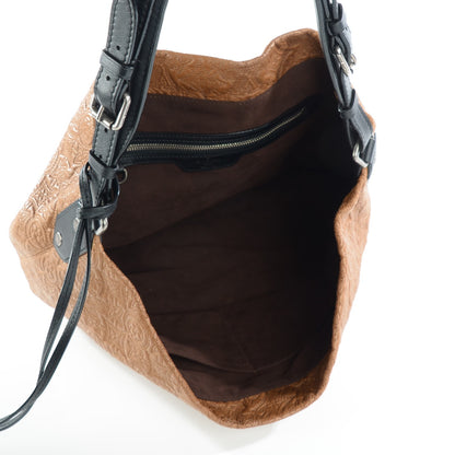 Louis Vuitton Lambskin Antheia Hobo PM Caramel 5 of 7