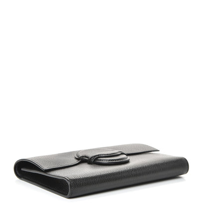 Hermes Chevre Mysore 1938 Wallet 19 Black 3 of 9