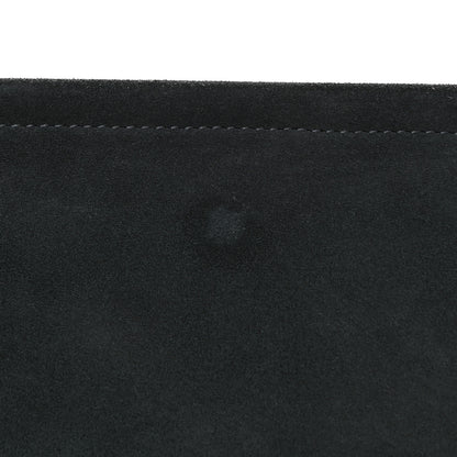 Chloe Calfskin Suede Studded Medium Faye Shoulder Bag Full Blue 9 of 9