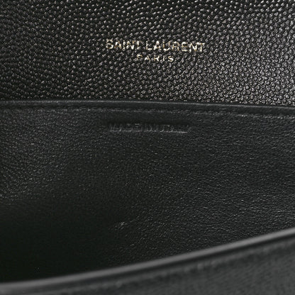 Saint Laurent Grain De Poudre Uptown Chain Wallet Black 8 of 10
