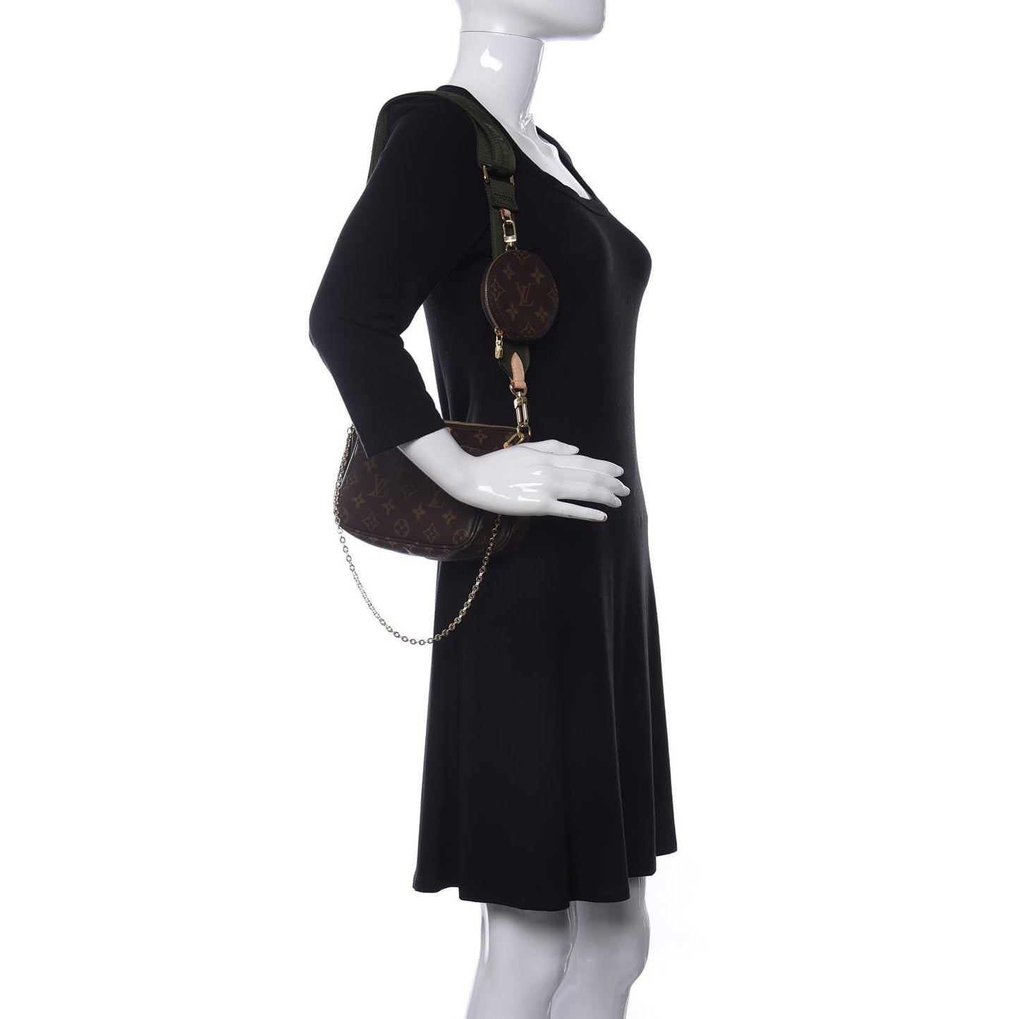 Monogram Multi Pochette Accessories Kaki
