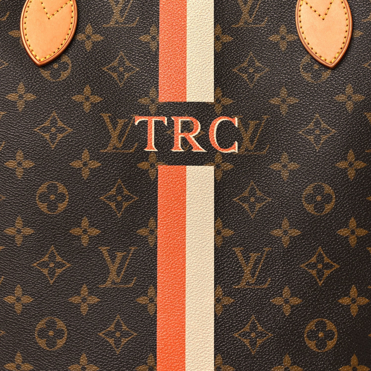 Louis Vuitton Monogram My LV Heritage Neverfull MM Orange Ivory 7 of 10