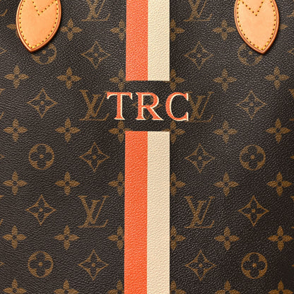Louis Vuitton Monogram My LV Heritage Neverfull MM Orange Ivory 7 of 10