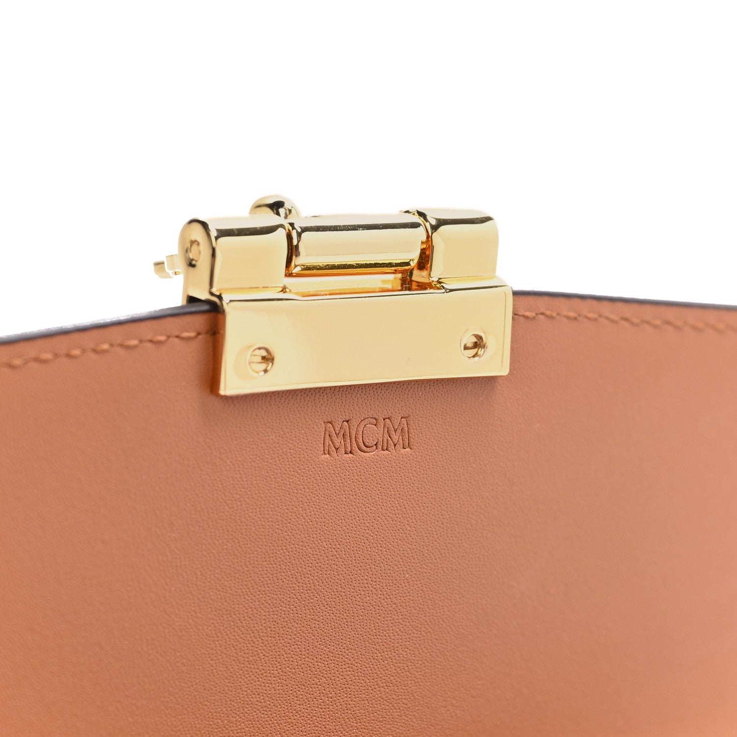 MCM Visetos Large Tracy Chain Wallet Cognac 5 of 7