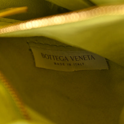 Bottega Veneta Suede Maxi Intrecciato Padded Chain Cassette Crossbody Bag Kiwi 11 of 12