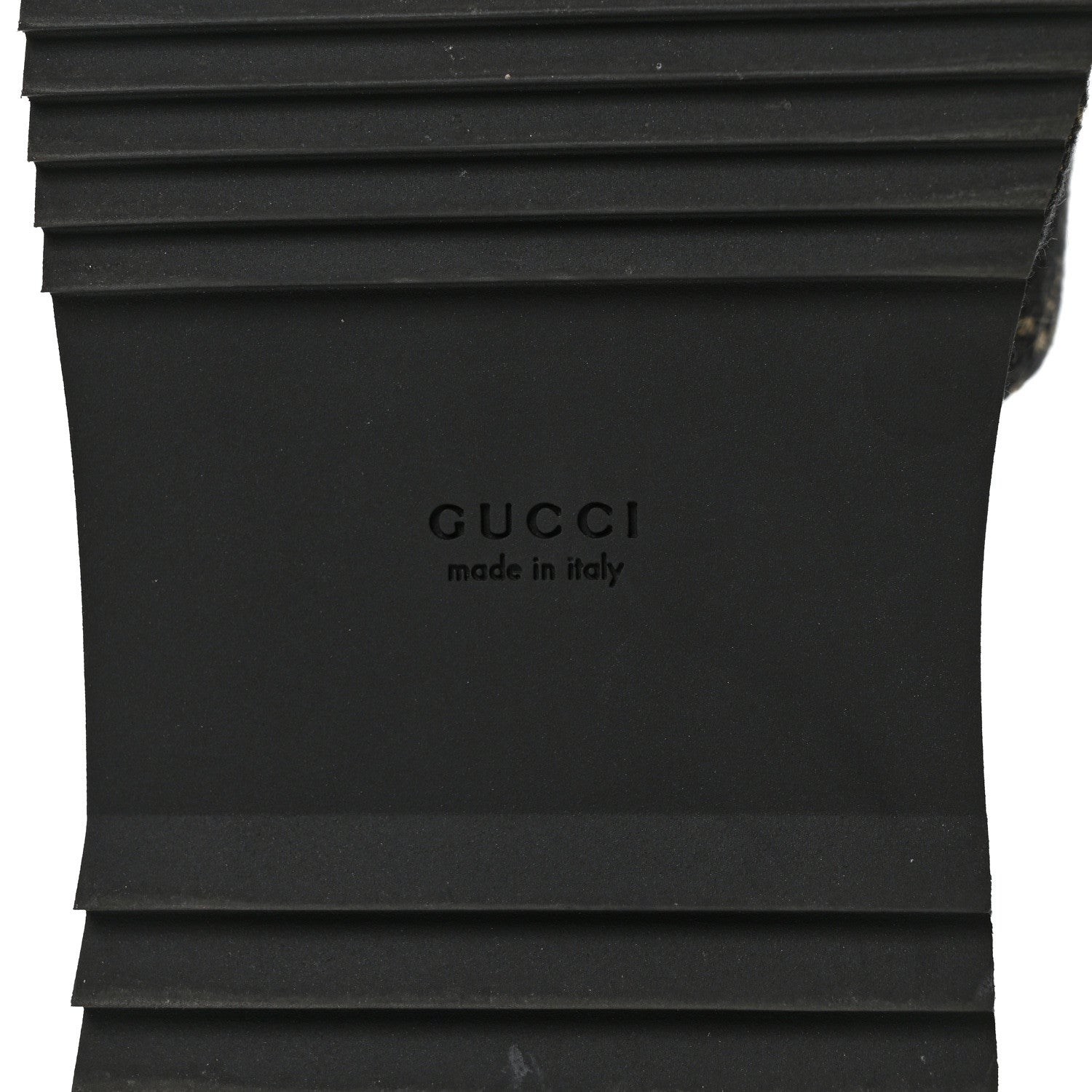 Gucci Jacquard Black Denim GG Monogram Angelina Platform 55mm Slide Sandals 38 Black Ivory 7 of 9